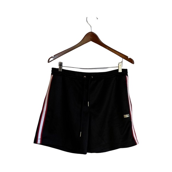 Kith Stripped black drawstring gym shorts size Medium